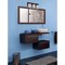 Westinghouse Fixture Wall LED Dimmable 21W 3-Light Cava II, Matte Black Solid Cube Bubble Glass 6372600 - alternate 2